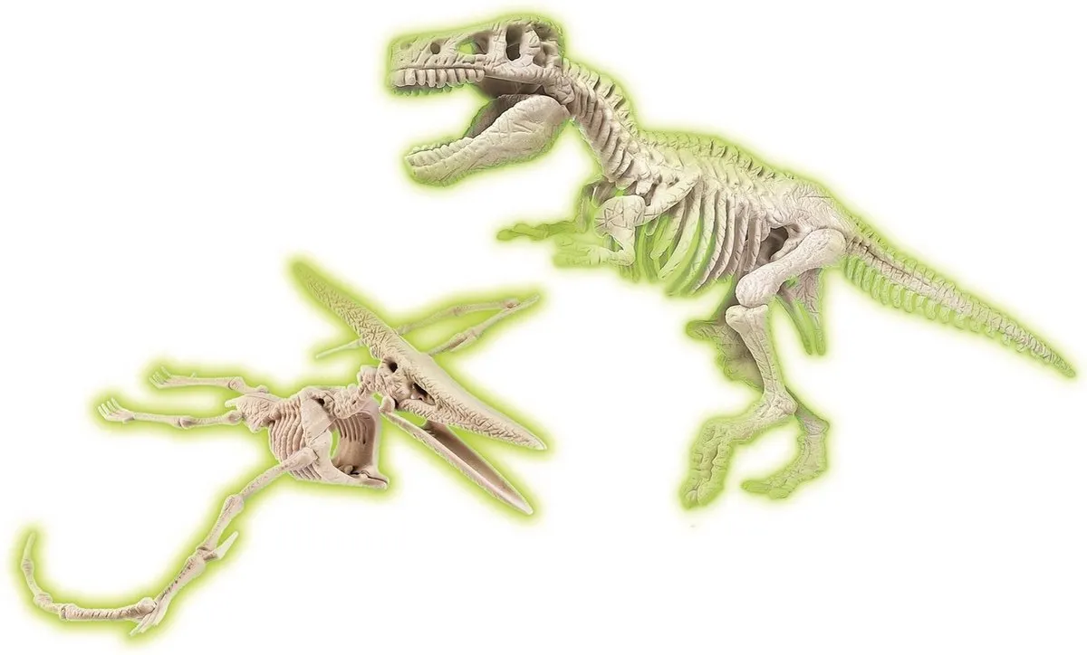 Clementoni Jurassic World Dinosaurussen Set T-Rex & Pteranodon - 19205