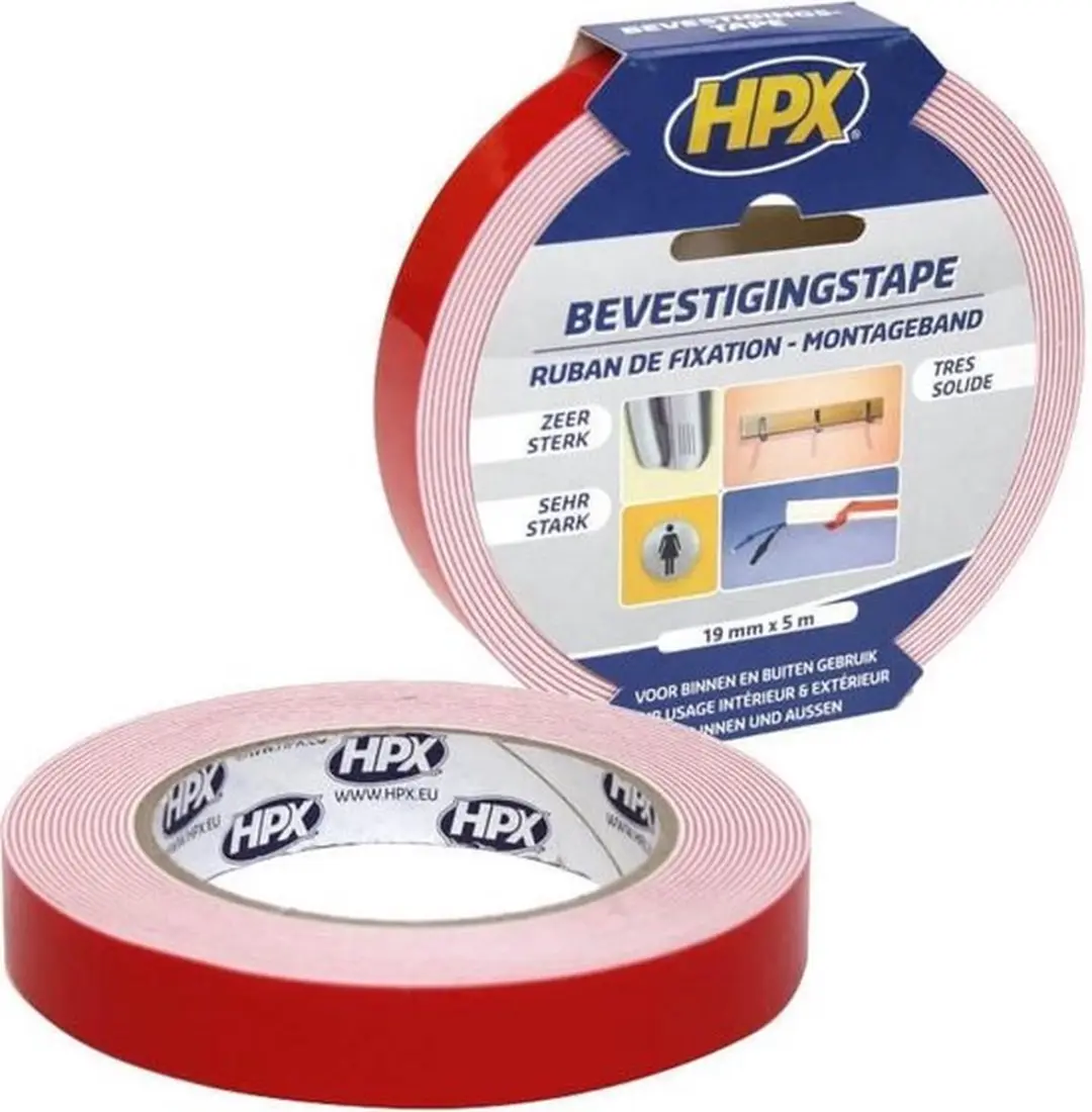HPX Dubbelzijdig Bevestigingstape Wit
