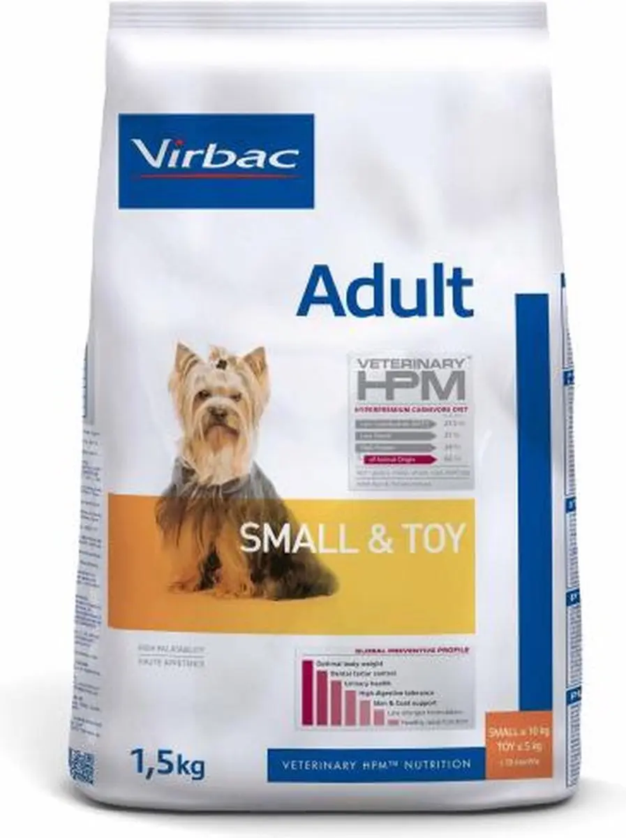 Virbac HPM Adult Small & Toy Dog 1,5kg