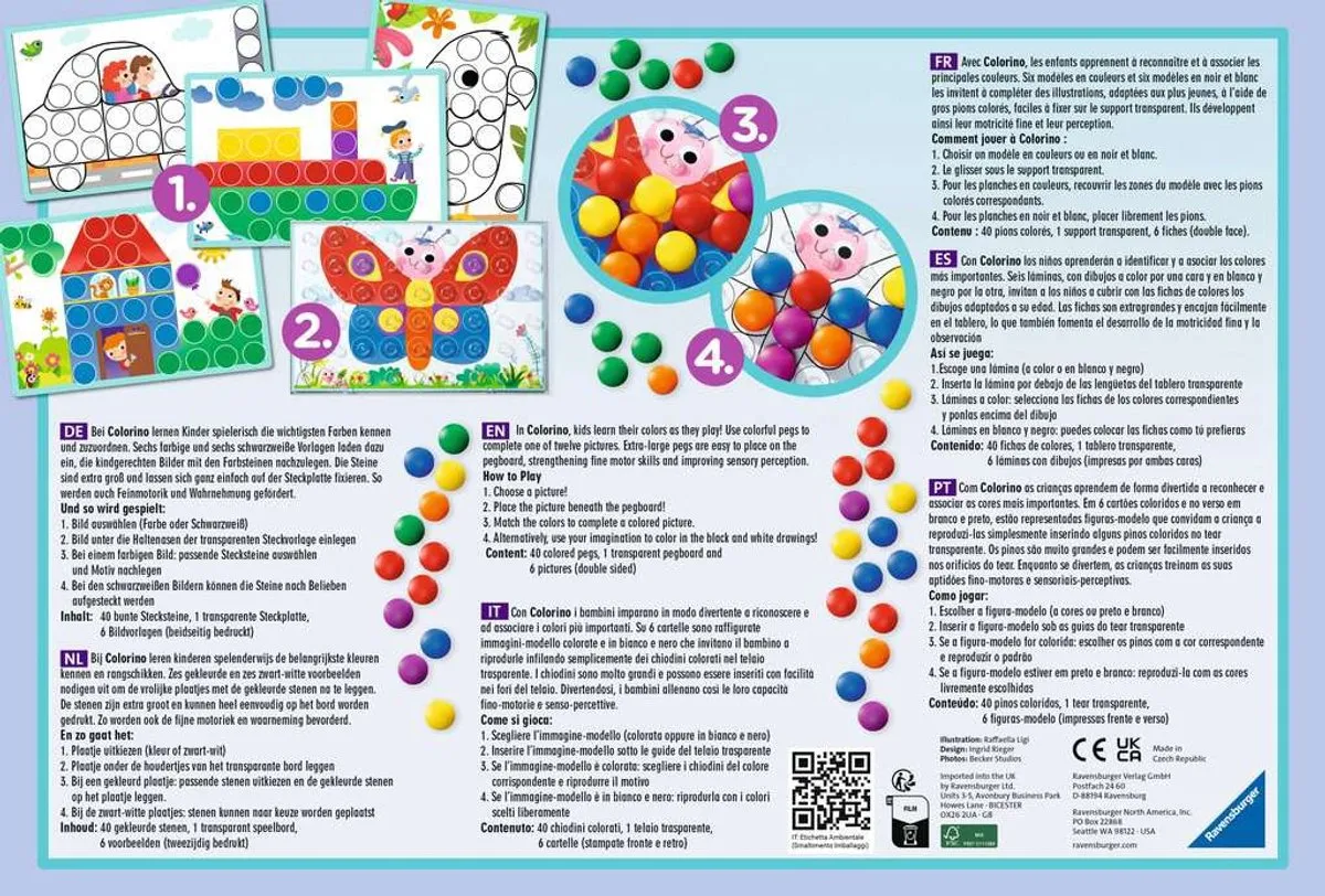 Ravensburger Colorino 208326 Kinderspel - Multicolor