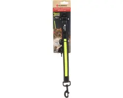 Flamingo Flitzy Verlengstuk Looplijn - 39cm - Zwart & Geel