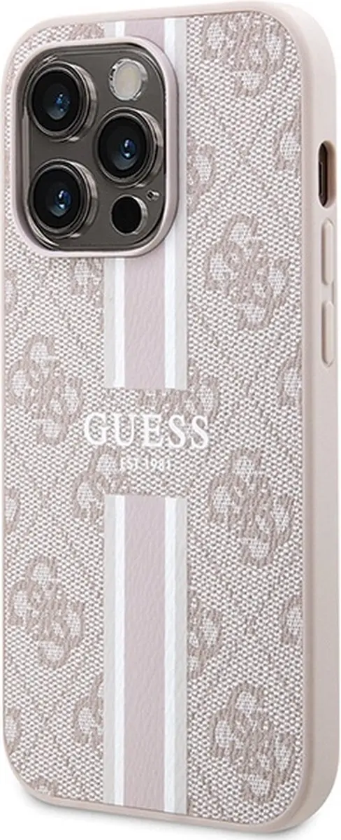 Guess MagSafe iPhone 15 Pro Hoes - Roze