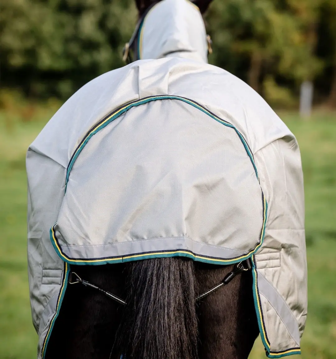Rambo Duo Bundle Turnout 100g & 300g Liners - 160 cm - Grijs