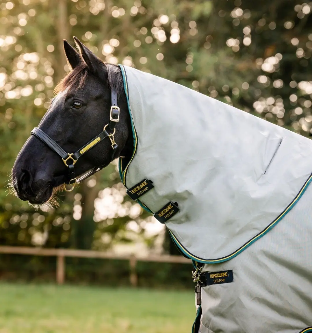 Rambo Duo Bundle Turnout 100g & 300g Liners - 160 cm - Grijs
