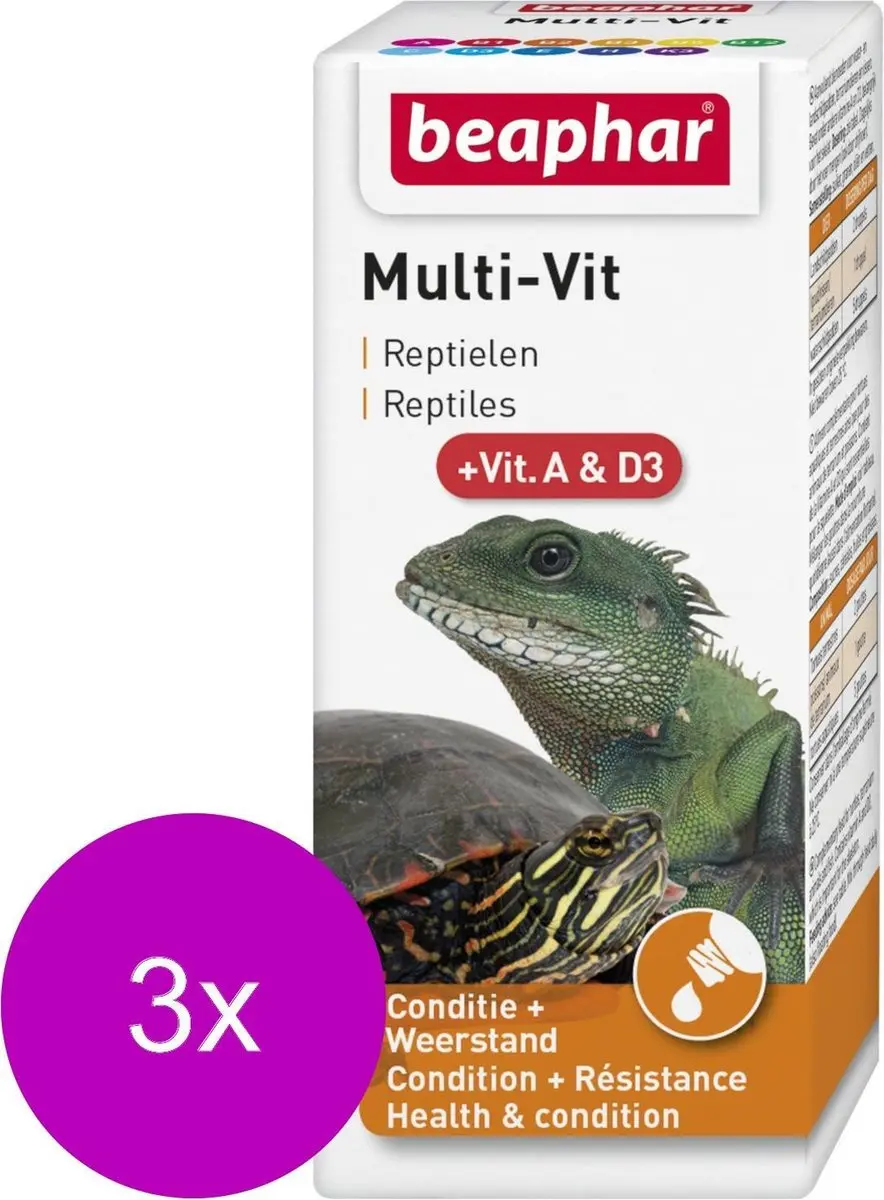 Beaphar Multi-Vit Reptielen Supplement 60ml