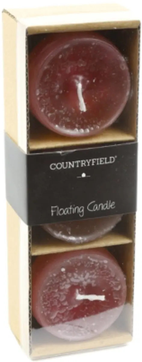 Countryfield Drijfkaarsen 3 Stuks