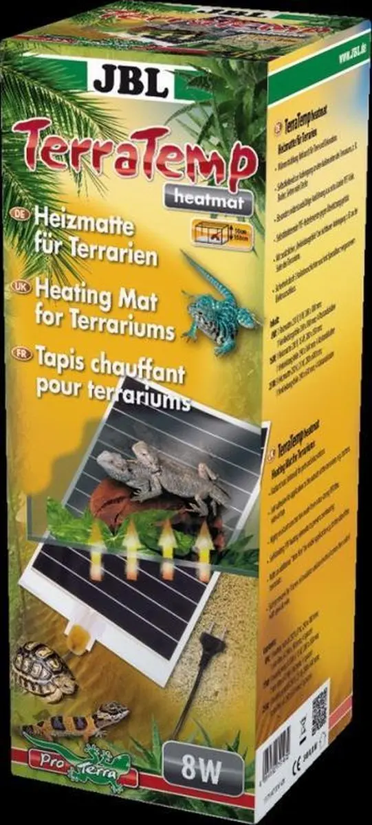 JBL TerraTemp Heatmat 8W - Zwart