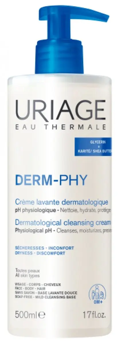Uriage Derm-phy Dermatologische Reinigingscrème 500ml