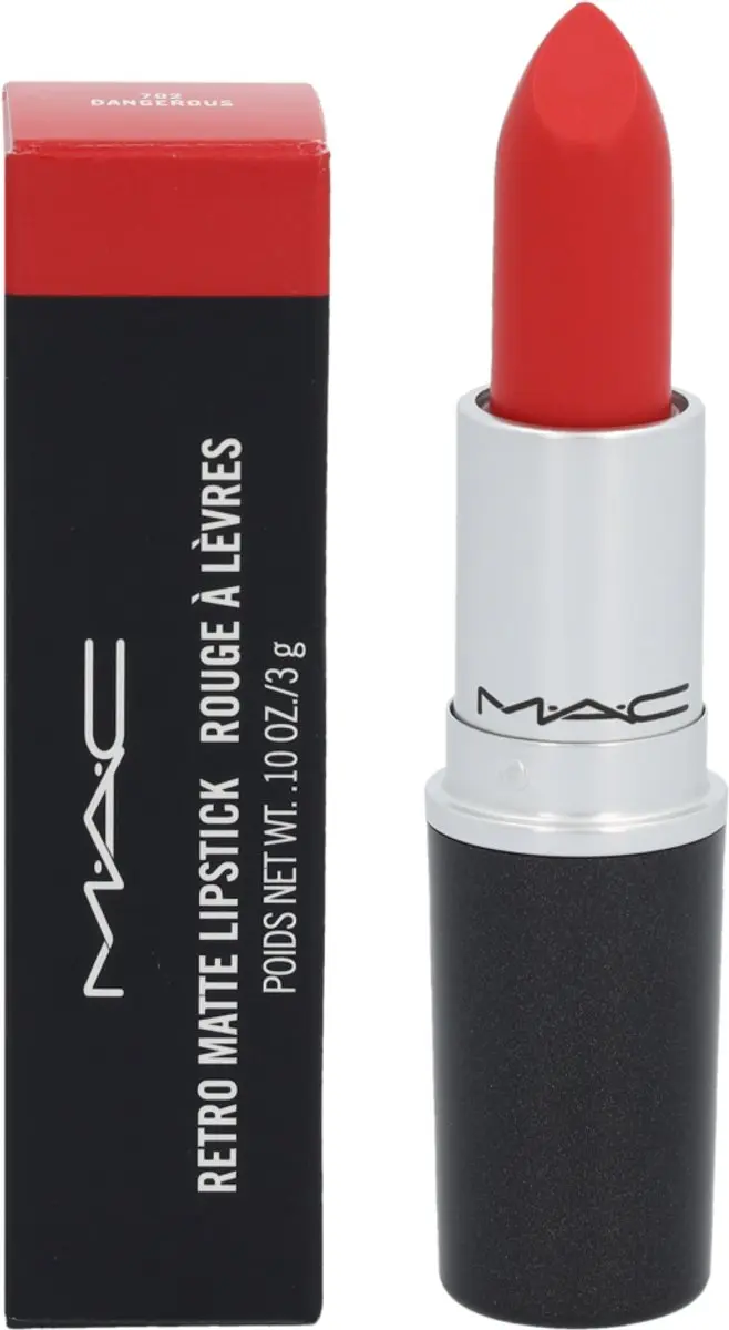 MAC Retro Matte Lipstick 702 Dangerous - Rood
