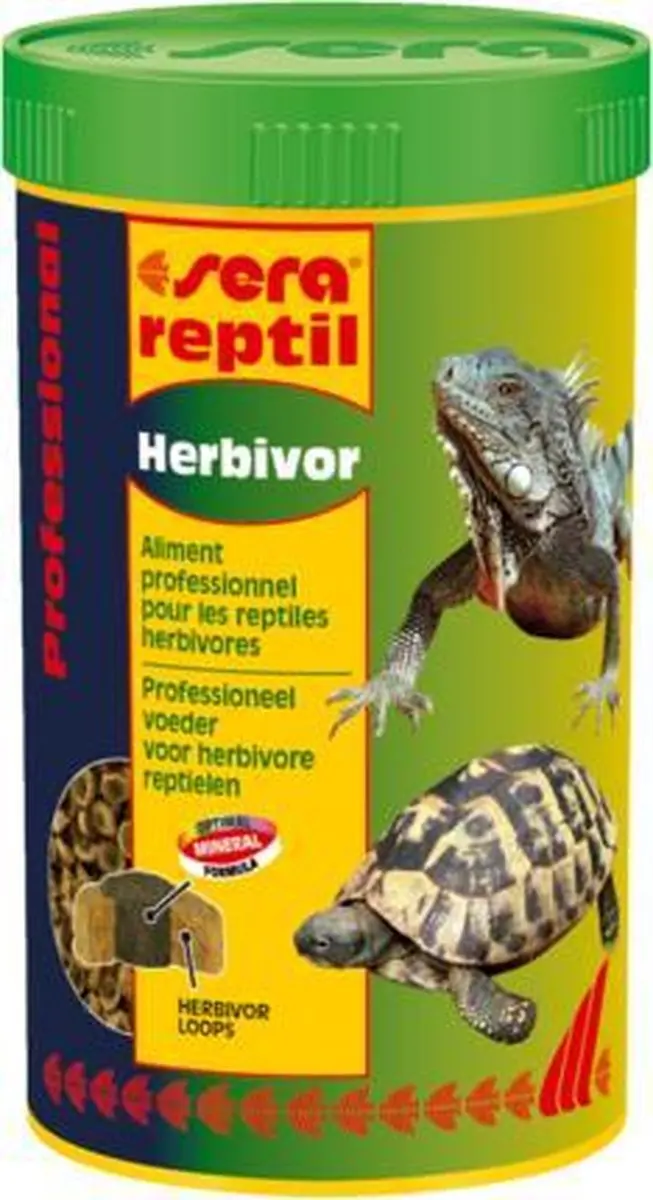 Sera Reptil Professional Herbivor Schildpadvoer 80ml