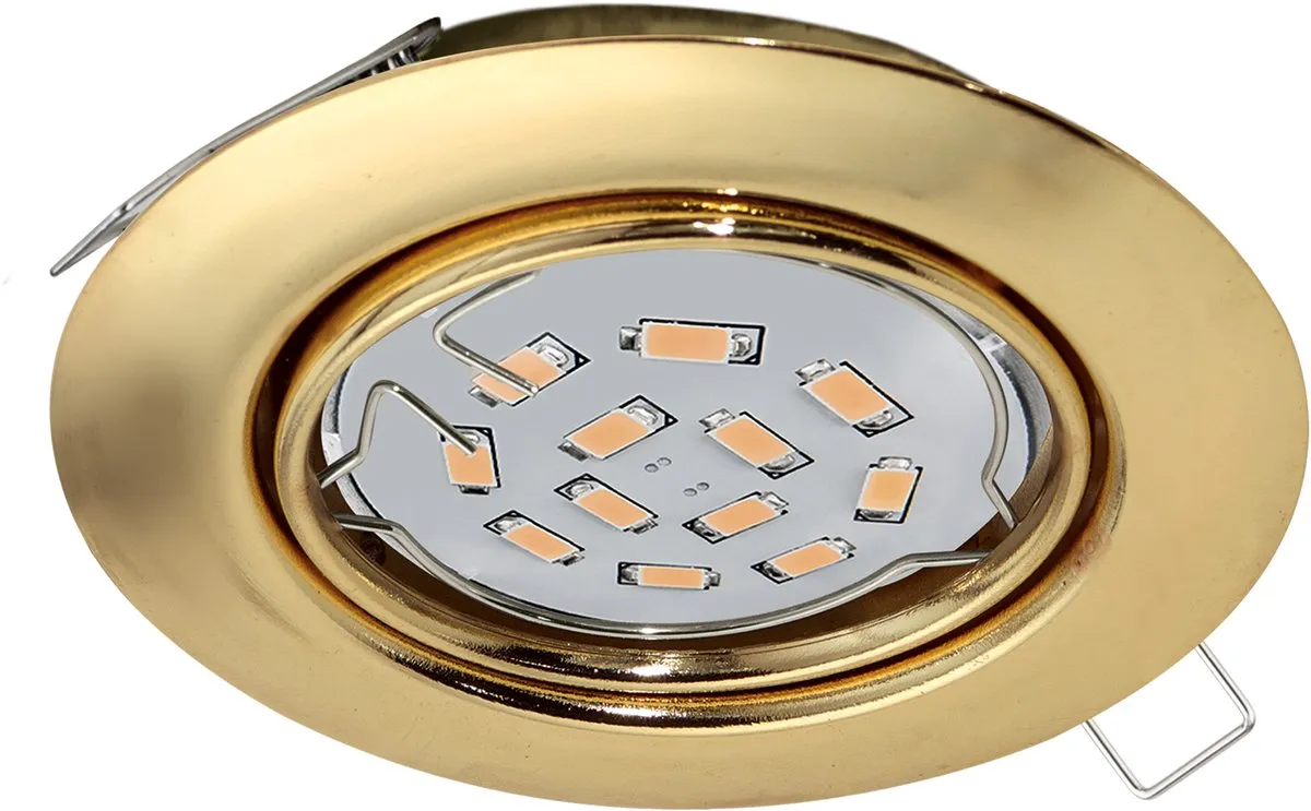 Eglo Peneto Inbouwspot LED Ø87mm Messing