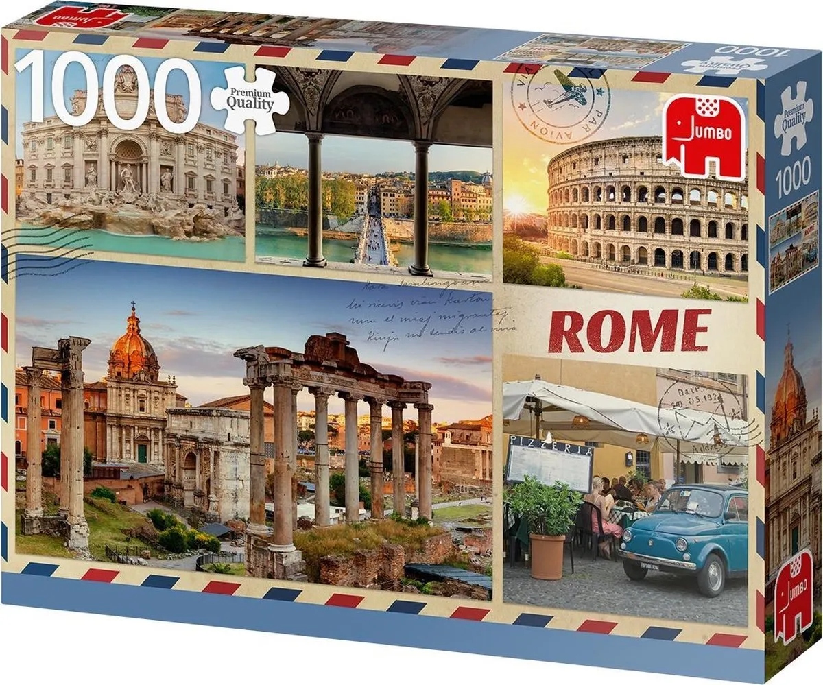 Jumbo Greetings from Rome Puzzel - 1000 Stuks Multicolor