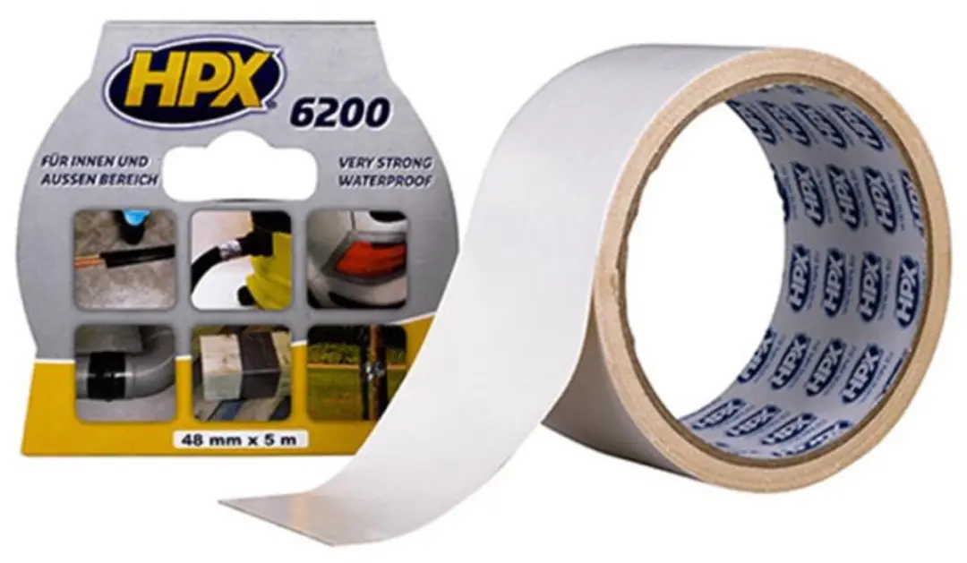 HPX 6200 Pantsertape Wit 48mm x 5m
