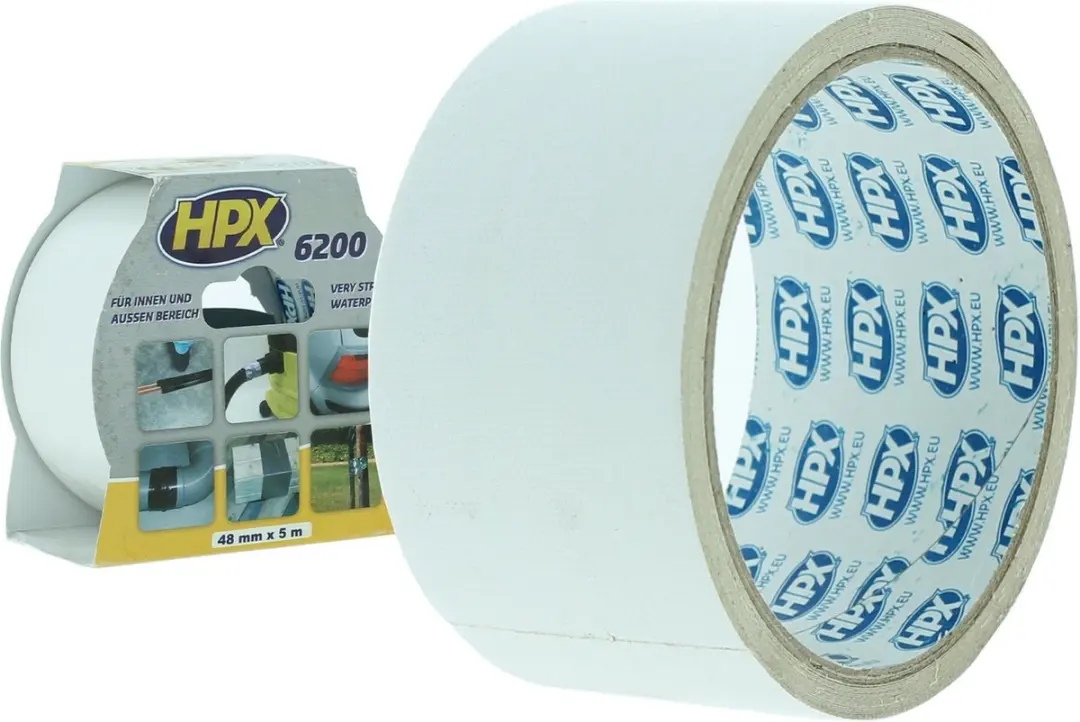 HPX 6200 Pantsertape Wit 48mm x 5m