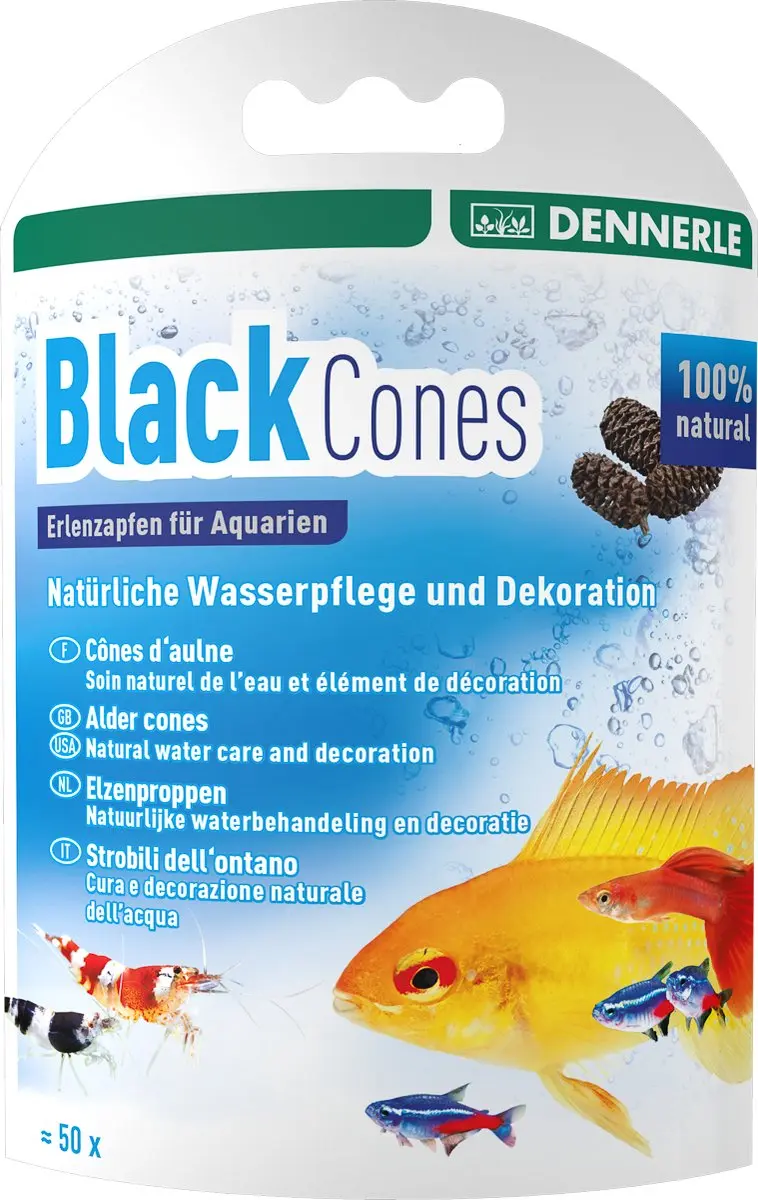 Dennerle Black Cones Elzenappeltjes 40g