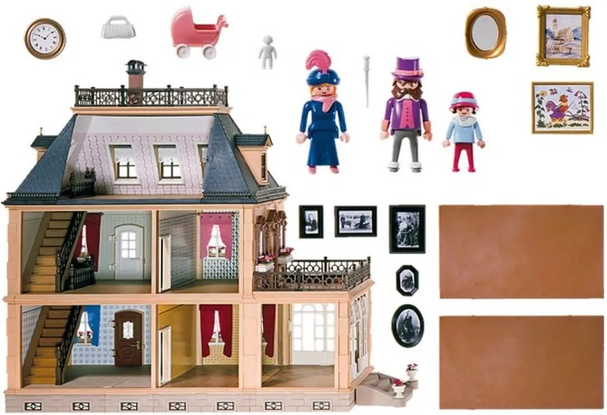 Playmobil Nostalgisch Poppenhuis Groot 70890 - afbeelding 6 van 6