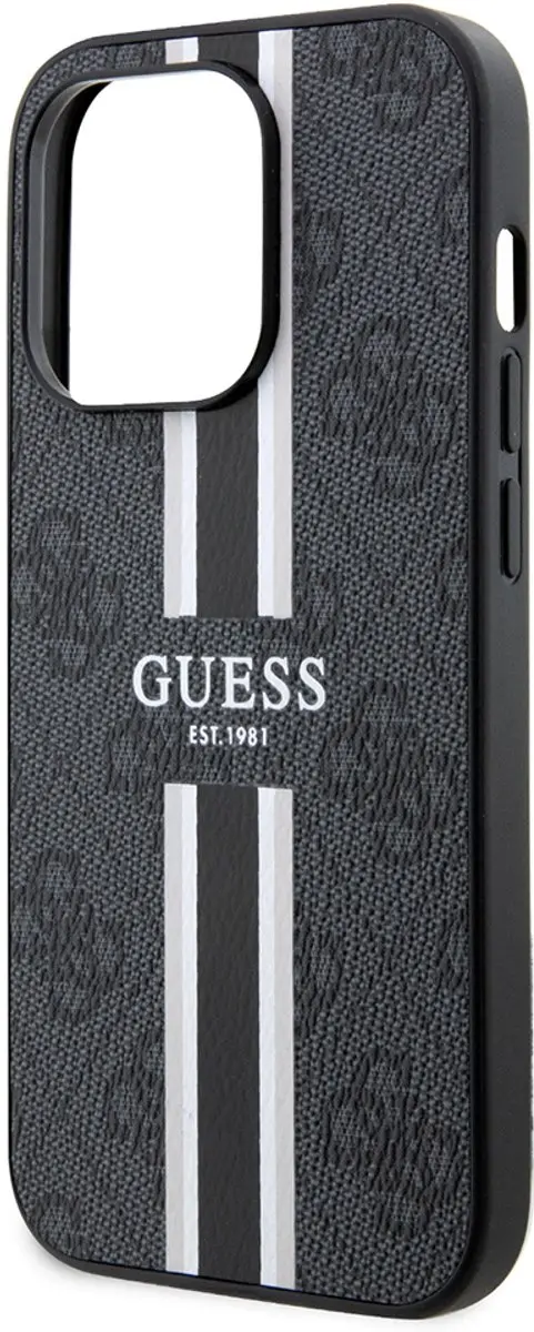 GUESS Hoesje iPhone 15 Pro Max - Zwart - MagSafe