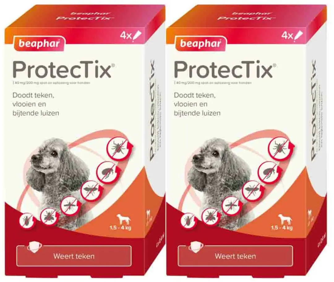 Beaphar ProtecTix Hond Anti Vlo & Teek 1,5-4 kg