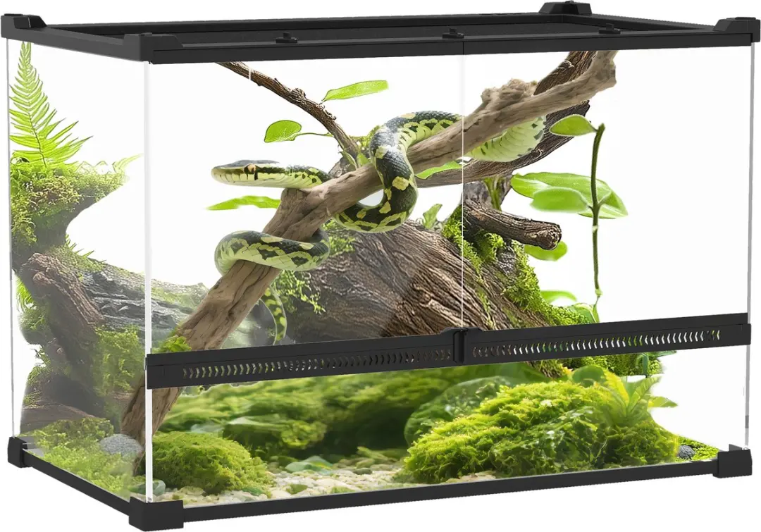 Pawhut Reptielenbox 50x30x35cm