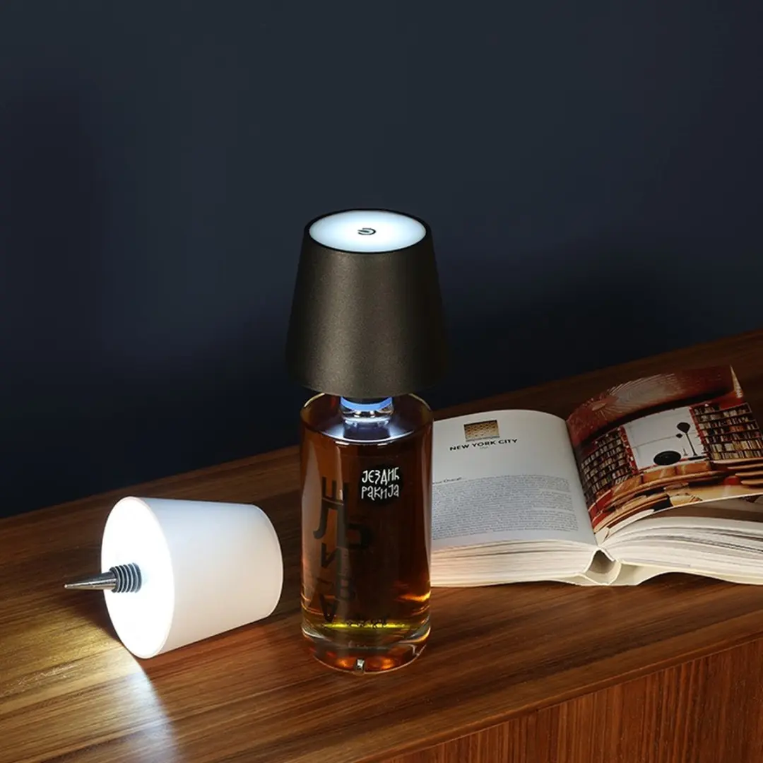 Countryfield LED Flessenkurk - Zwart