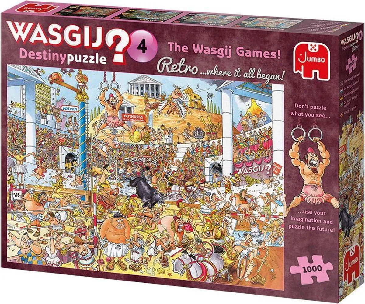 Wasgij Retro Destiny 4 Puzzel - 1000 Stuks - Multicolor