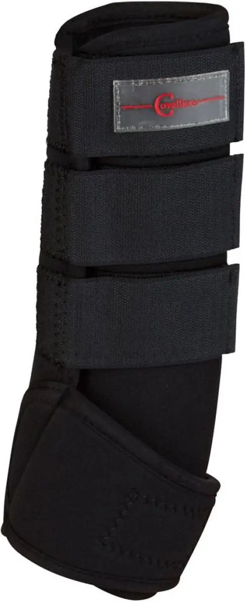 Kerbl Vierdelige Beenbeschermer Set Full - Zwart