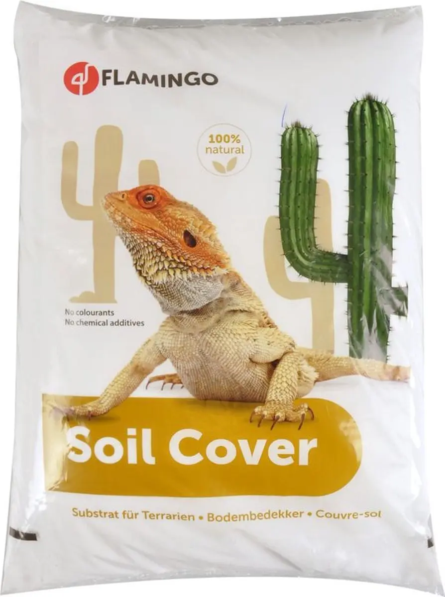 Flamingo Terrariumzand Glacier Wit 4kg