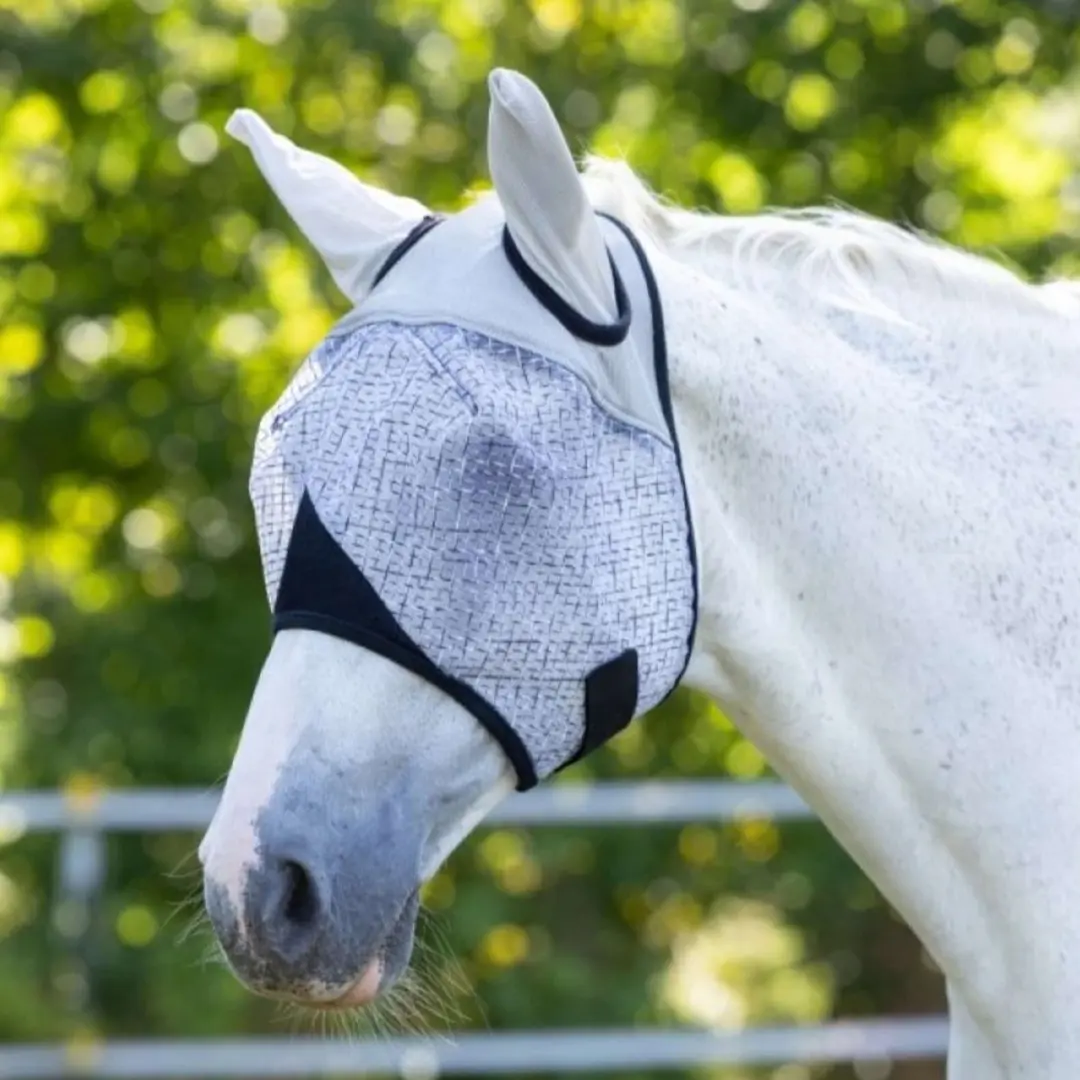 Kerbl Vliegenmasker Light Grey - Cob