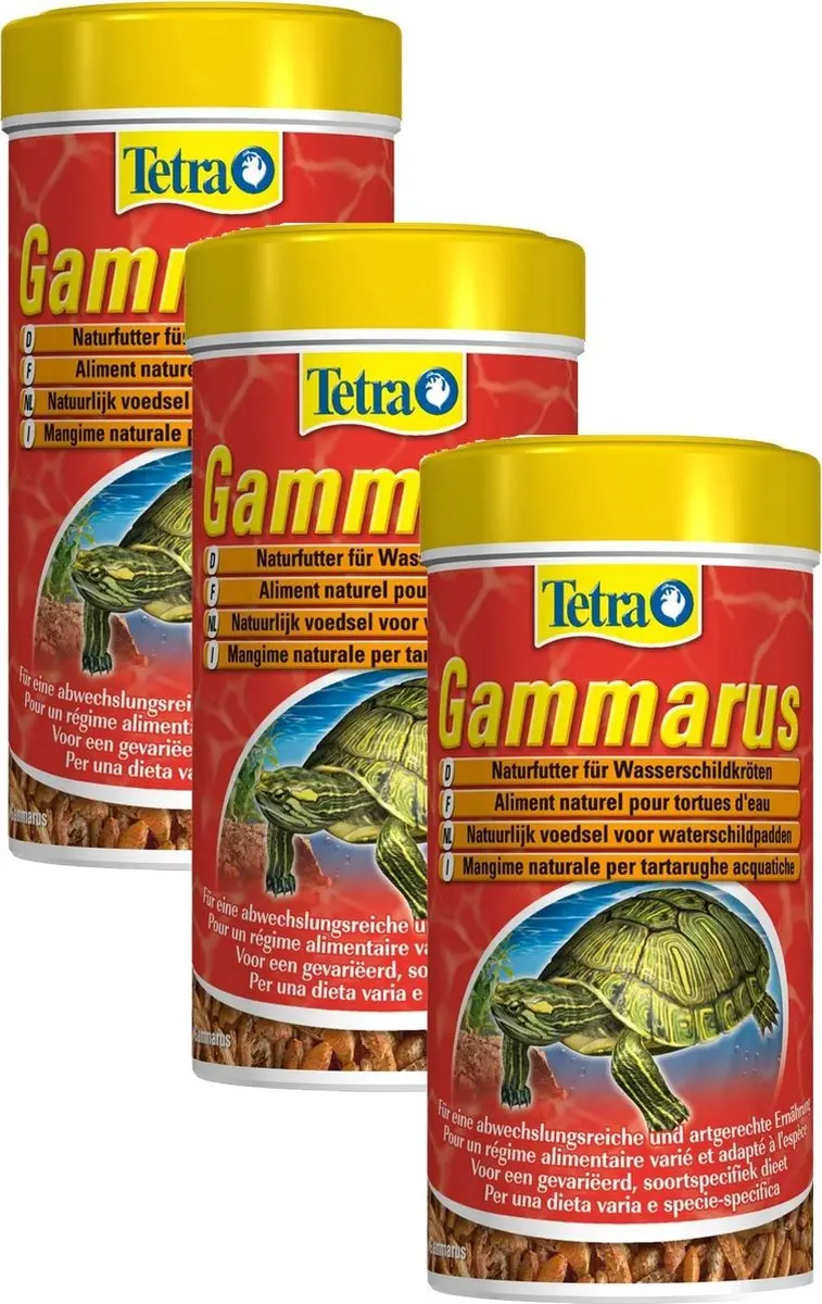 Tetra Fauna Gammarus Schildpadvoer - 3x250ml