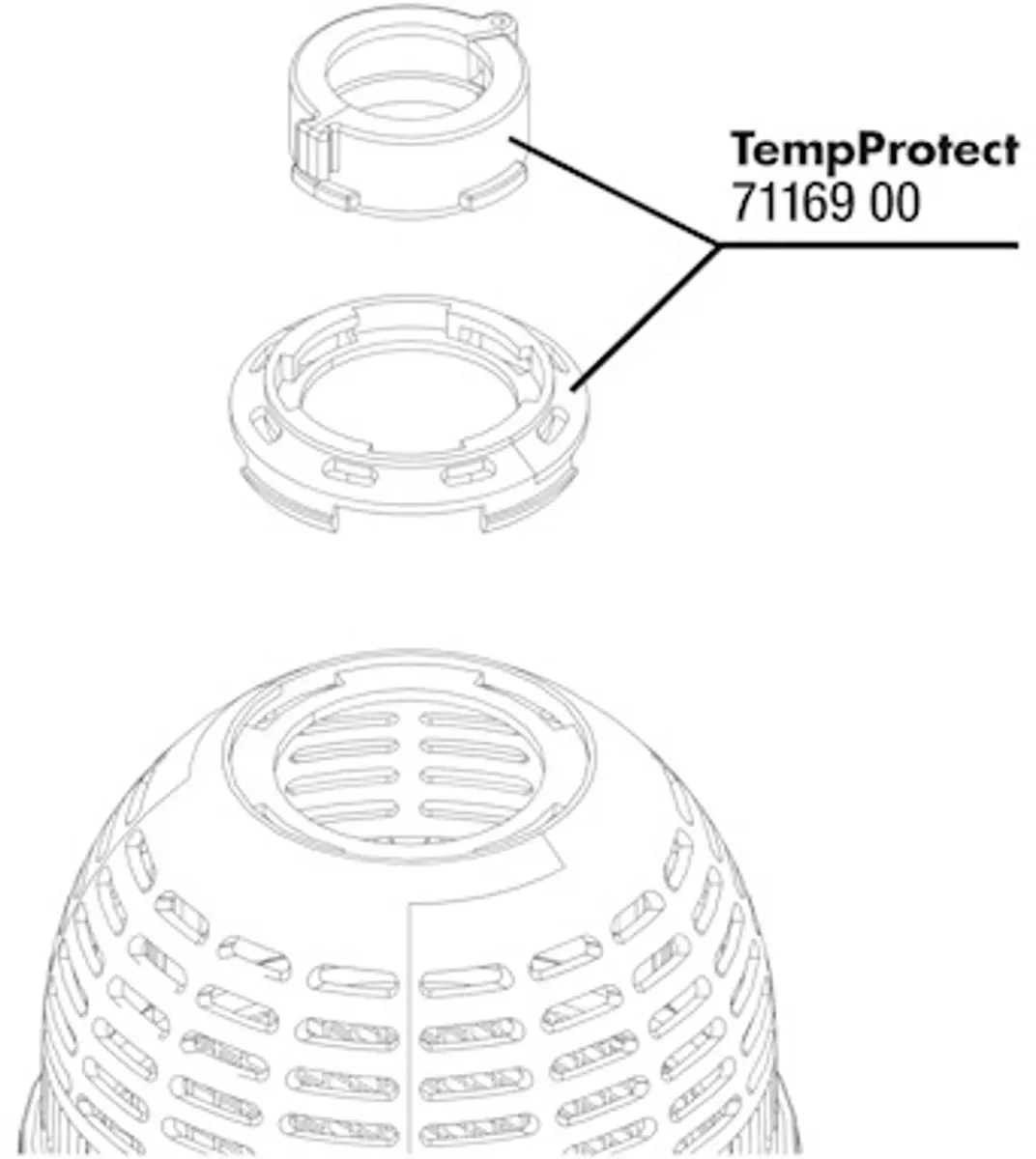 JBL TempProtect II Houder-set Zwart