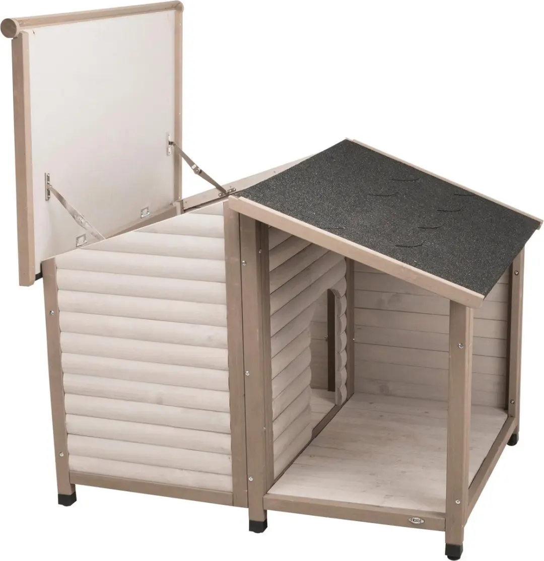 Trixie Hondenhok Lodge 130x100x105cm - Grijs - afbeelding 2 van 3