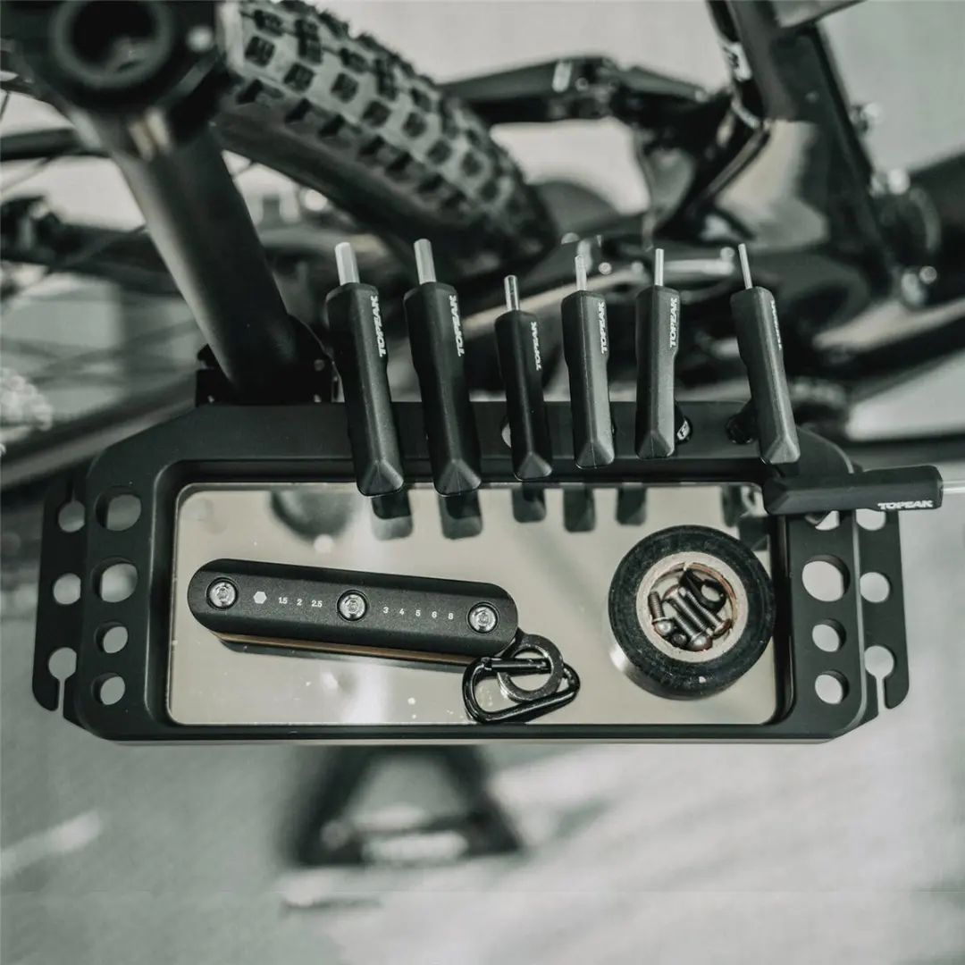Topeak Tune-Up Station Fietsreparatiestandaard - Transparant