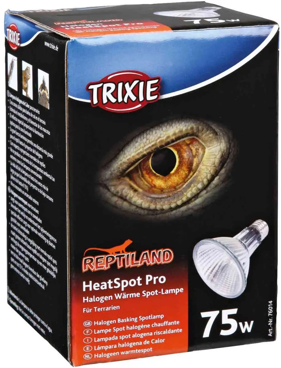 Trixie Reptiland Heatspot Pro Halogeen Warmtelamp 75W - Wit