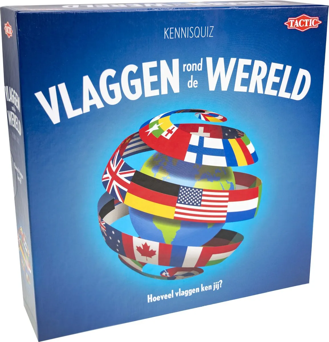 Tactic Vlaggen rond de Wereld Bordspel 60997 - 2-6 Spelers