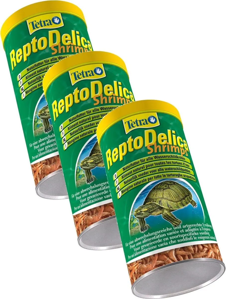 Tetra Fauna Reptodelica Garnalenvoer 3x1L