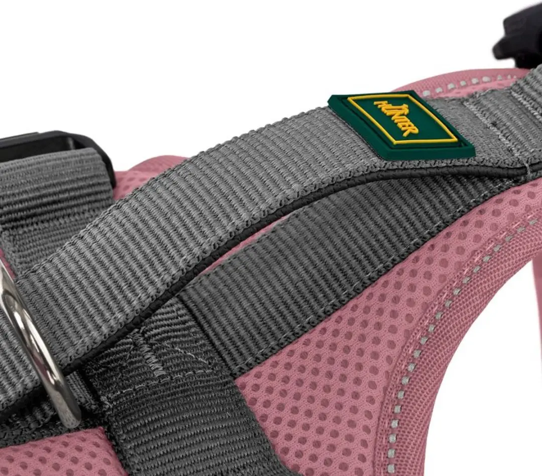 Hunter Maldon Up Honden Tuigje M-L - 60-91cm - Oudroze/Grijs