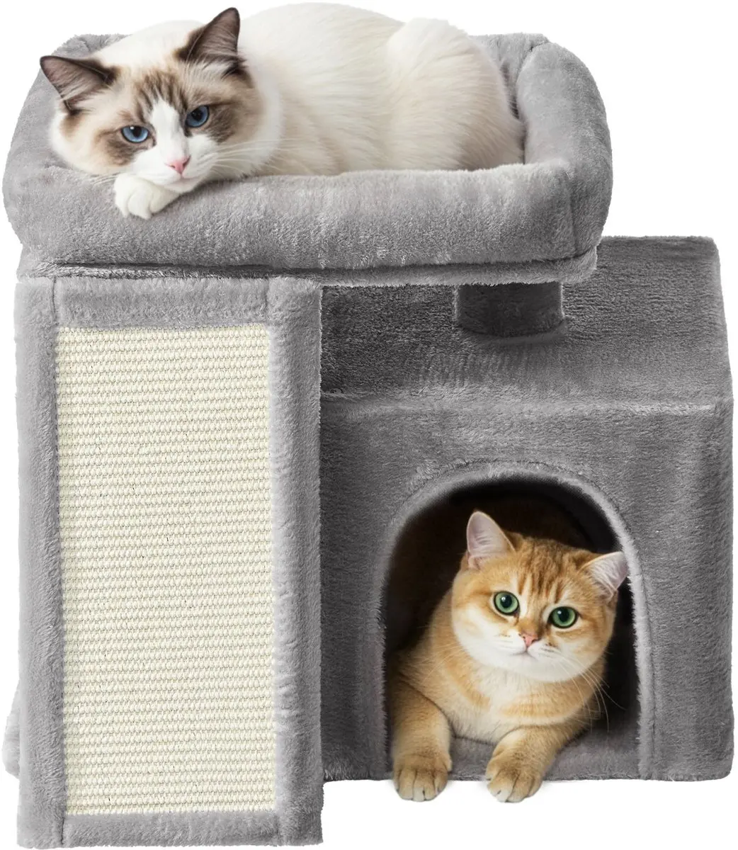 Songmics Krabpaal Lichtgrijs - 51x39x46cm
