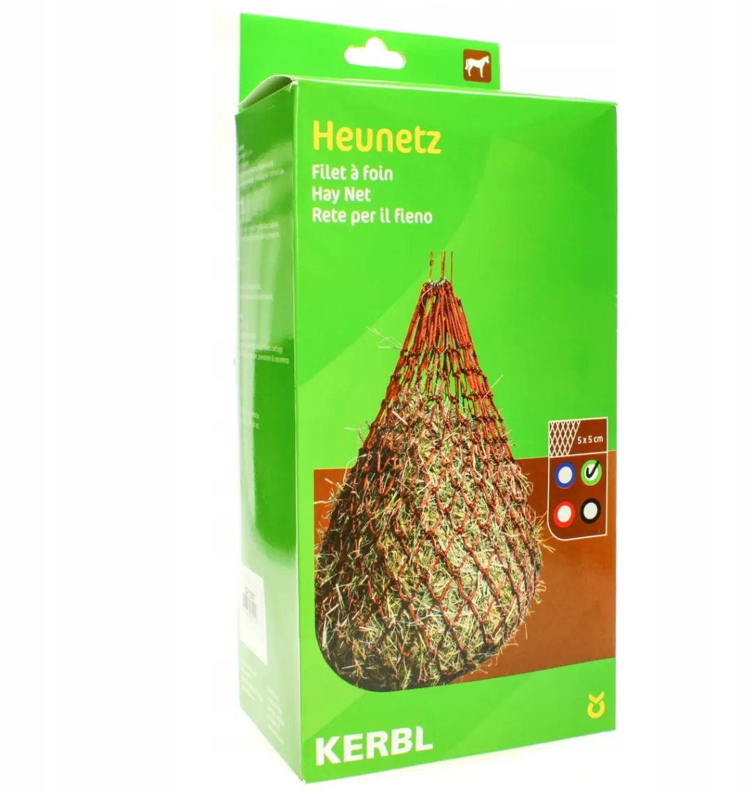 Kerbl Hooinet Paarden Rood - Kleine Mazen 5x5cm