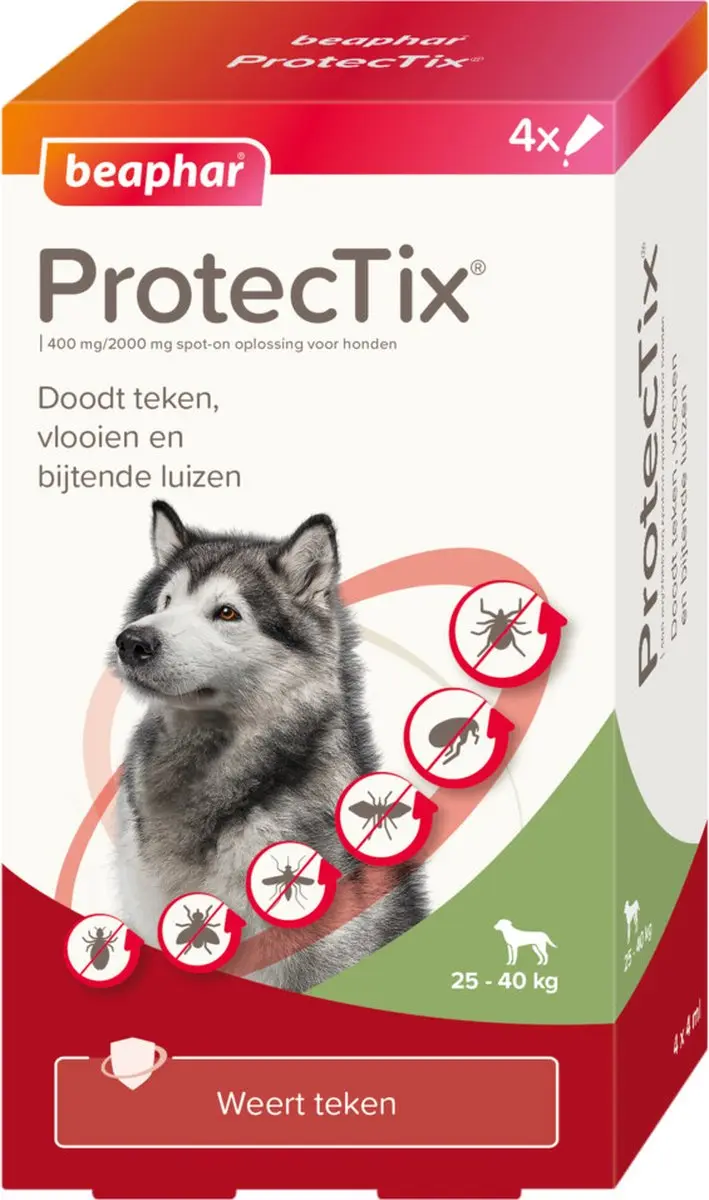 Beaphar ProtecTix Hond Anti Vlo & Teek 25-40 kg