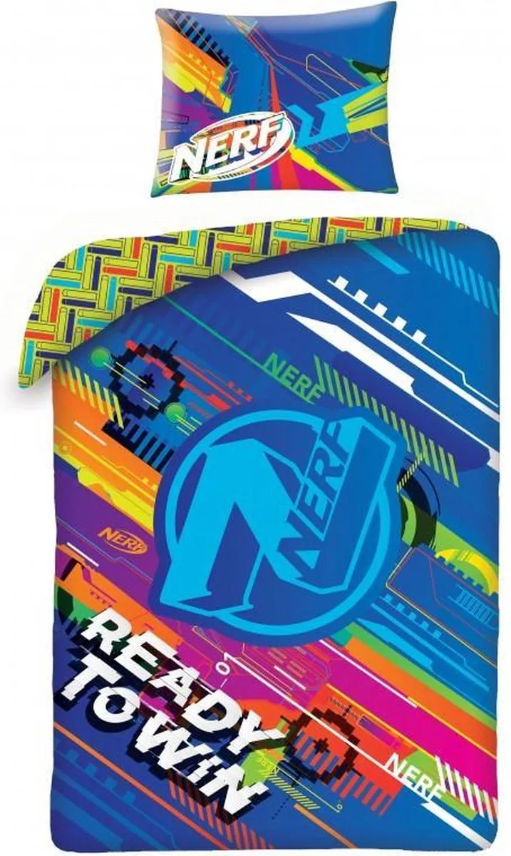 Nerf Ready to Win Dekbedovertrek 140x200cm