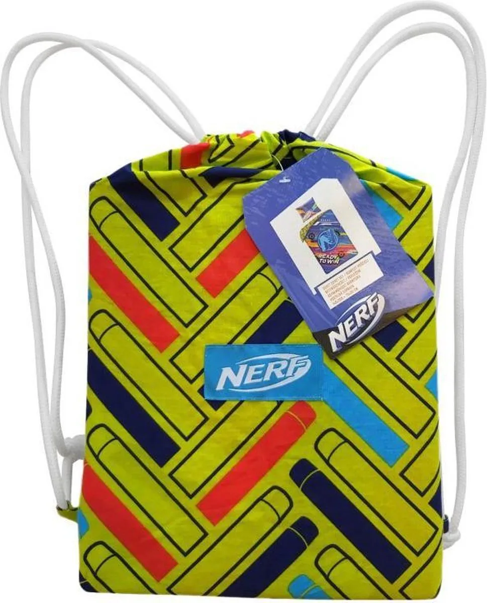 Nerf Ready to Win Dekbedovertrek 140x200cm - Zwart