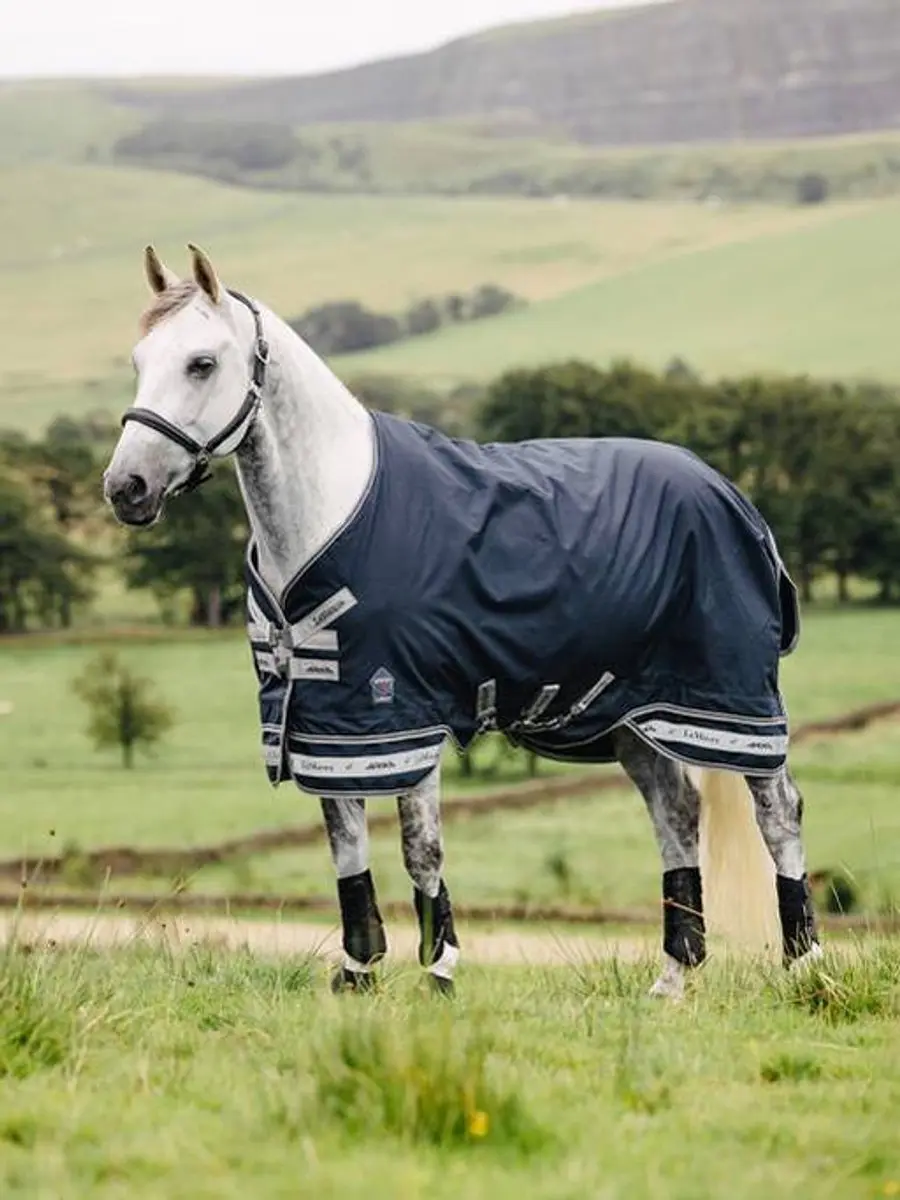Rambo Duo Force Turnoutdeken 165cm Navy - 100g