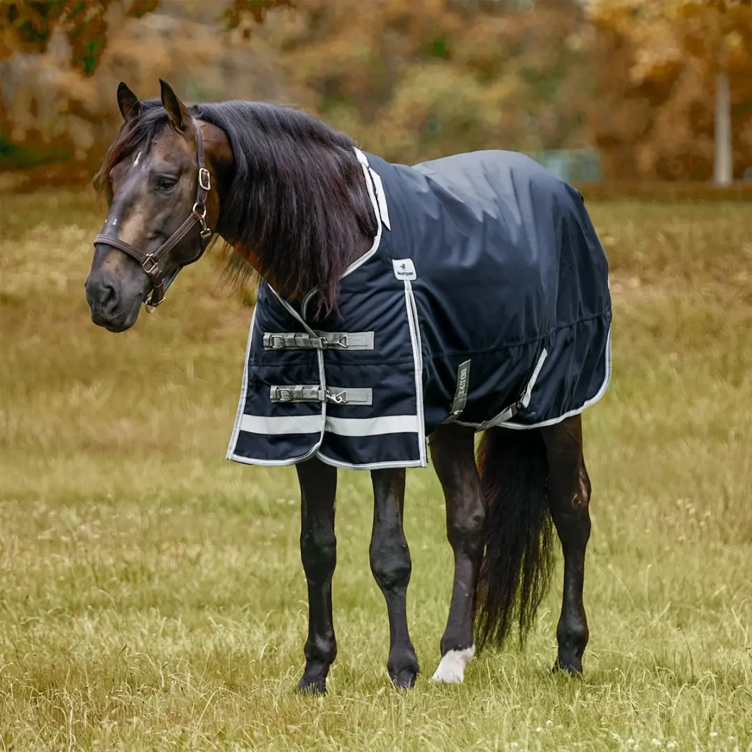 Rambo Duo Force Turnoutdeken 165cm Navy - 100g