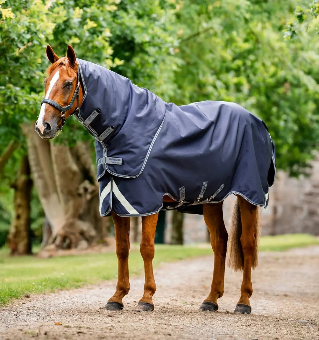 Rambo Duo Force Turnoutdeken 165cm Navy