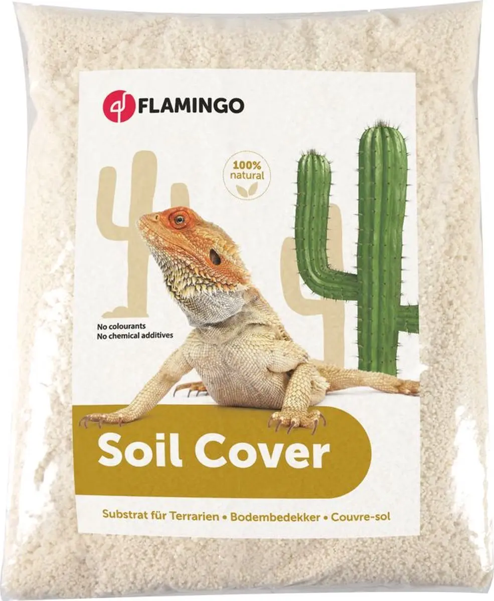 Flamingo Terrariumzand Caviar Wit 4kg
