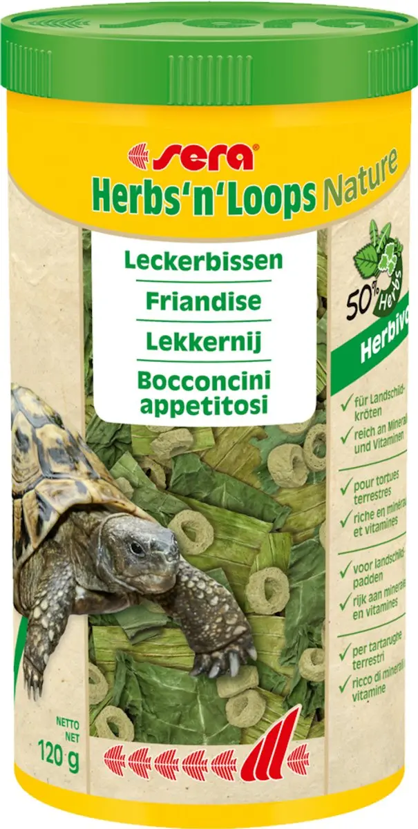 Sera Herbs 'n Loops Kruidenmix 1000ml - Landschildpaddenvoer