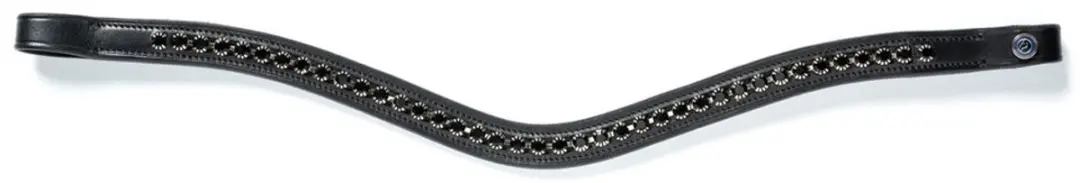 Trust Frontriem Black Diamants Full - Zwart/Zilver
