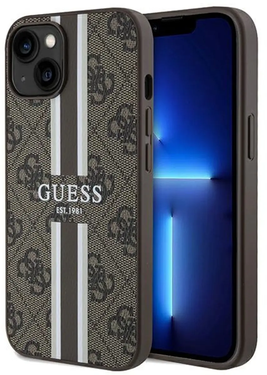 Guess 4G Printed Stripe Back Case