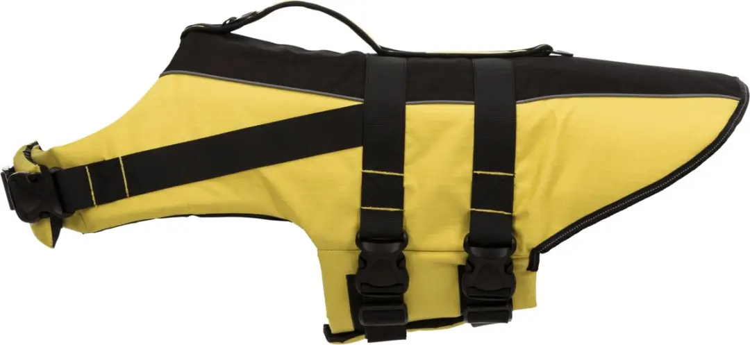 Trixie Zwemvest Hond - Geel/Zwart S - afbeelding 3 van 6