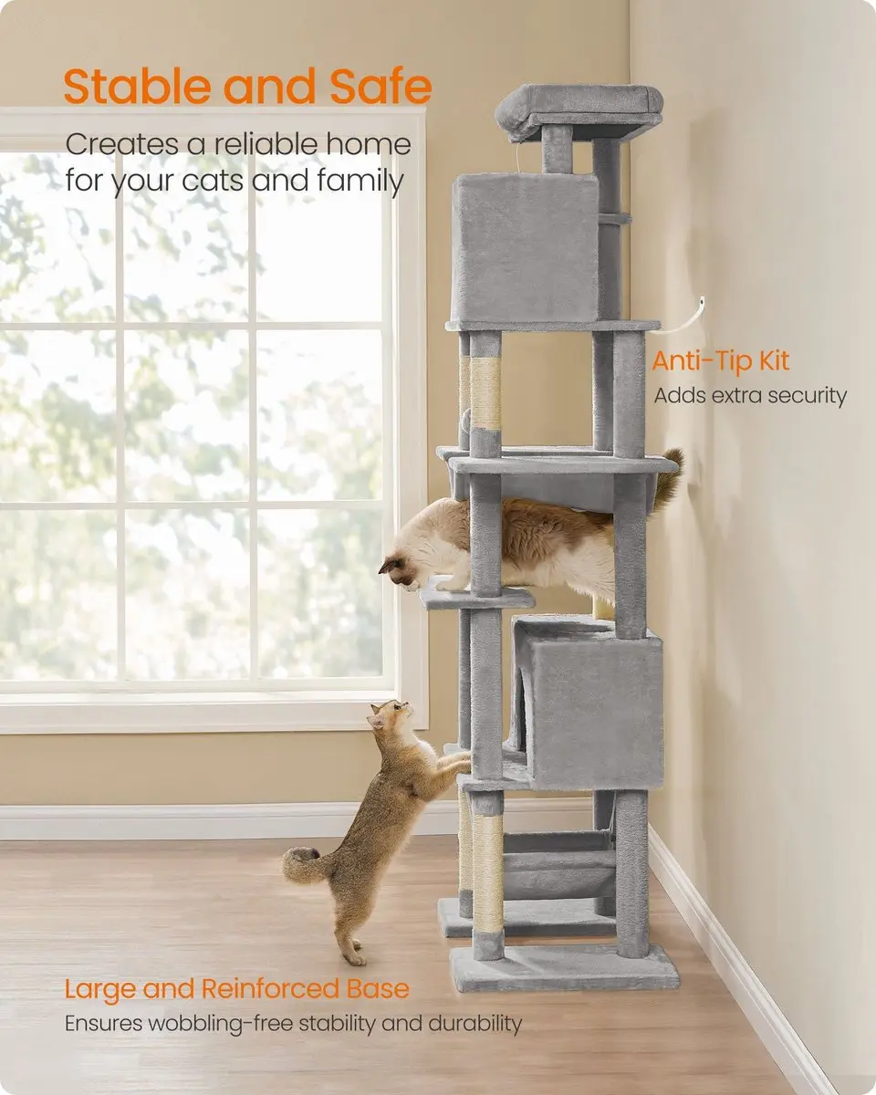 Songmics Kattentoren Beige